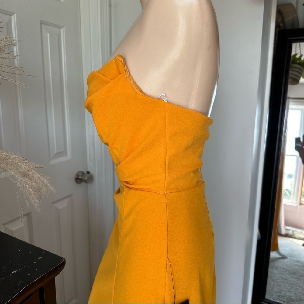 LULU’S MALIA RUCHED STRAPLESS MAXI DRESS - Picture 11 of 16